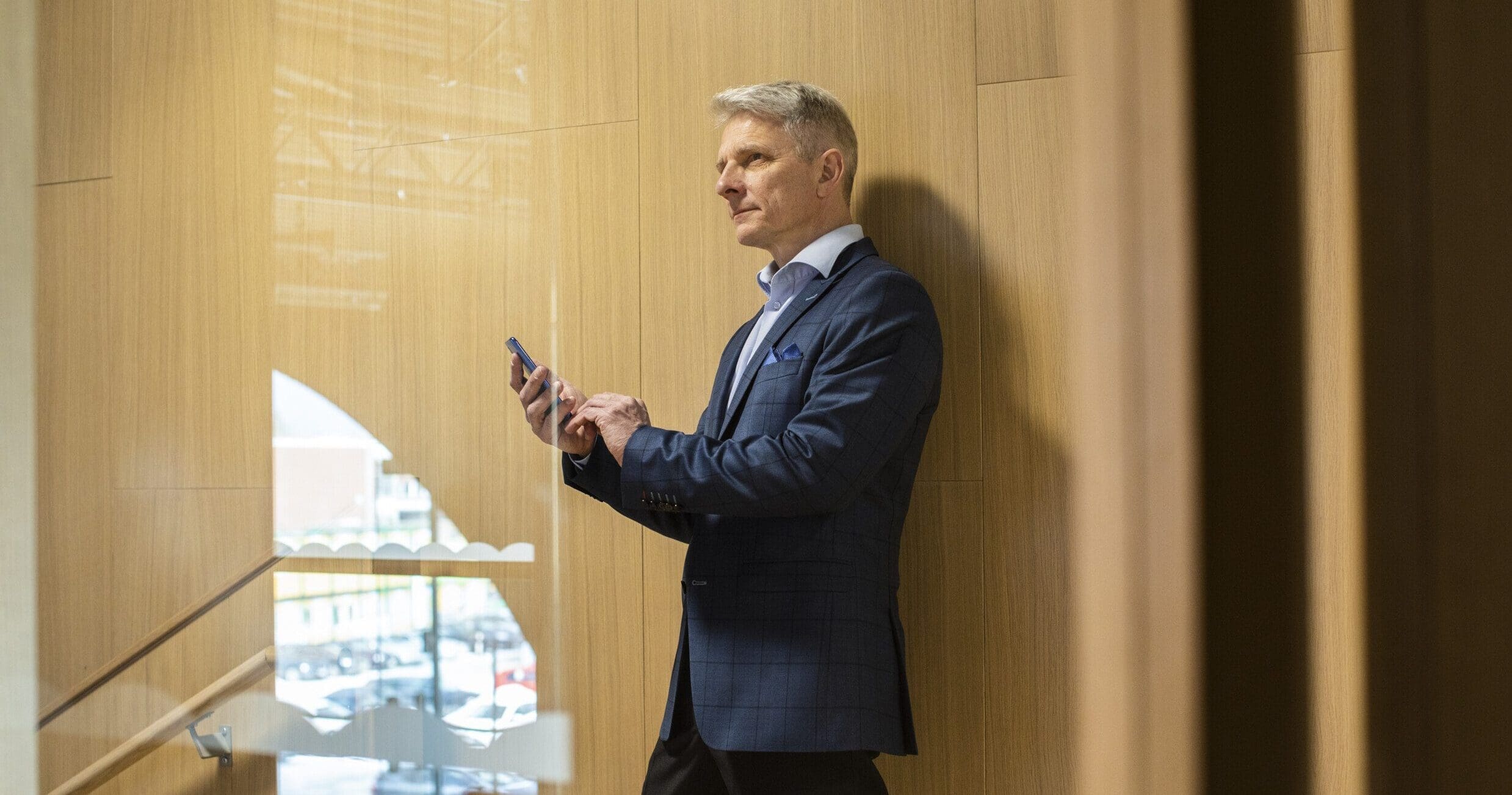 Man with a phone