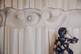 Tapio Wirkkala's wooden sculpture